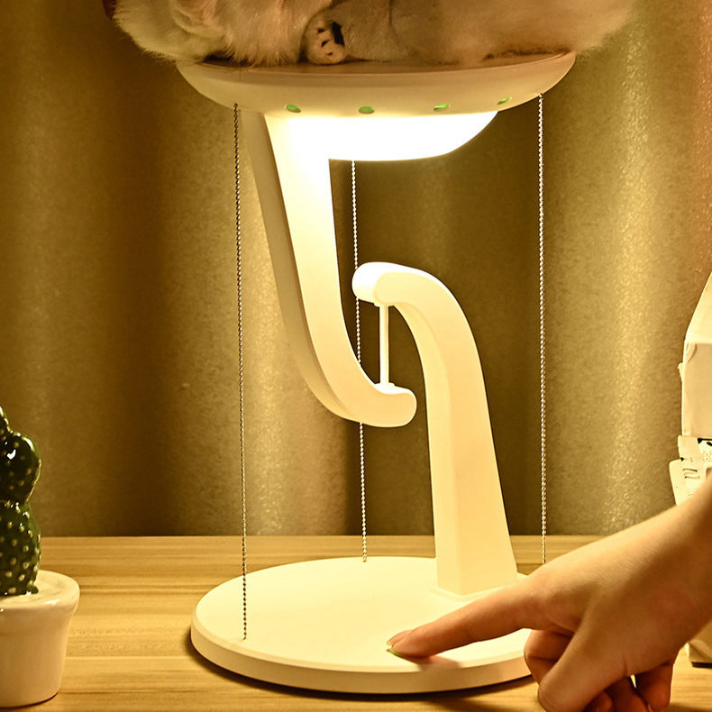 Contemporary Creative Suspended Wireless Charging ABS USB LED Table Lamp For Bedroom