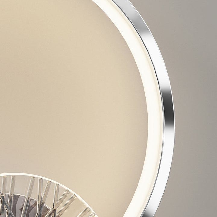 Applique Murale LED en Acrylique Géométrique Créatif Contemporain Demi-cercle pour Chambre 