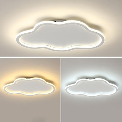 Luz de techo LED empotrada de hierro acrílico nublado minimalista moderno para dormitorio 