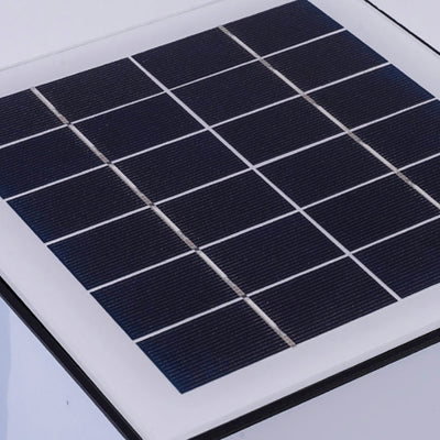 Zeitgenössische industrielle ABS-Quadrat-Acryl-1-Licht-Solar-wasserdichte Landschaftsleuchte für die Terrasse im Freien 