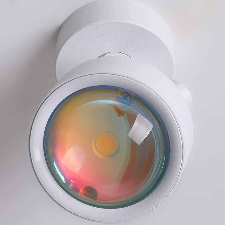 Lampe murale à 1 lumière en aluminium cylindre de simplicité moderne pour chambre 