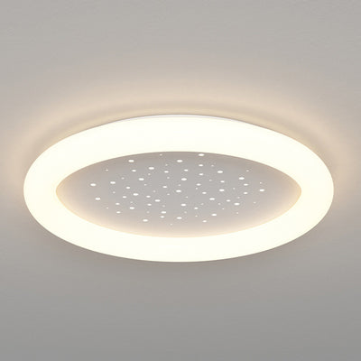 Moderne Einfachheit Eisen Acryl Runde Starry Sky LED Unterputz Deckenleuchte für Schlafzimmer 