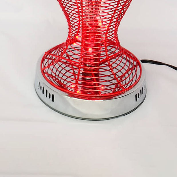 Contemporary Creative Vase Flower Design Aluminum LED Standing Floor Lamp for Living Room