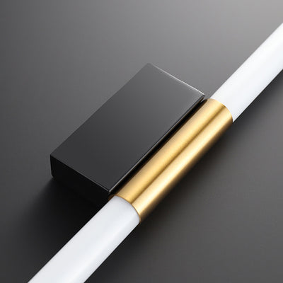 Moderne minimalistische lange Zylinder Rechteck Basis Eisen PC LED Wandleuchte Lampe für Schlafzimmer 