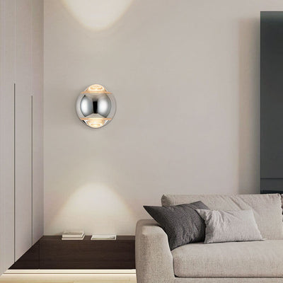 Modern Creative Bedside Iron Sphere LED Wall Sconce Lamp