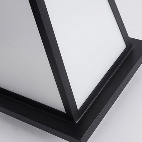 Modernes minimalistisches wasserdichtes Solar-Trapez-Hardware-Acryl-1-Licht-Landschaftslicht für den Garten 