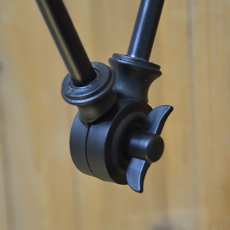 Zeitgenössische Industrie Zylinder Swing Arm Eisen Aluminium 1-Licht Wandleuchte Lampe für Wohnzimmer 