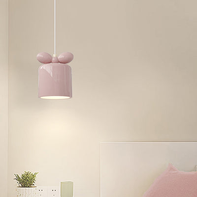 Moderne Einfachheit Zylinder Bogen Metall Harz 1/3/5 Licht Pendelleuchte Für Schlafzimmer 