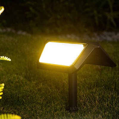 ضوء حديقة LED مقاوم للماء بالطاقة الشمسية ABS PC الصناعي المعاصر للإدخال في الفناء الخارجي 