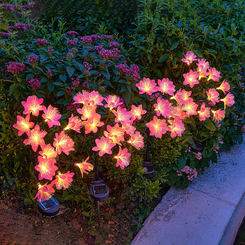 Solar-Sonnenblumen-LED-Außenrasen-dekoratives Erdungsstecker-Licht 
