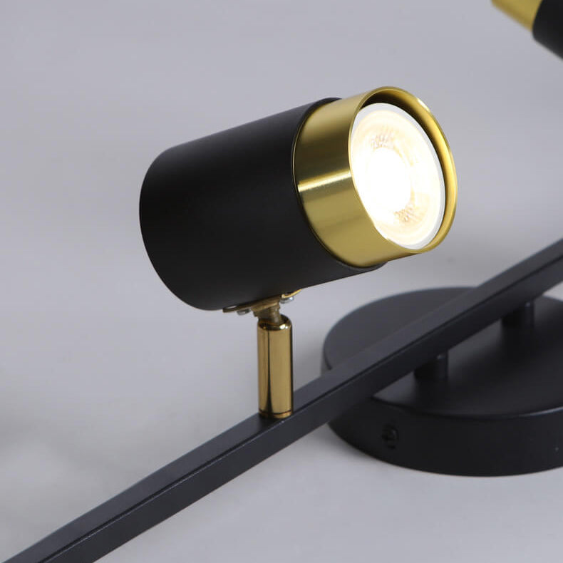 Moderne kreative Acryl-Track-Spotlight LED-Deckenleuchte mit halb bündigem Einbau 