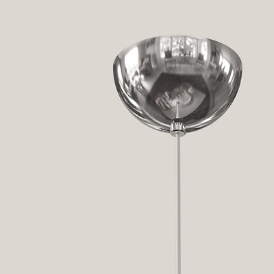 Moderne minimalistische runde Kürbisblatt-Hardware-Glas-1-Licht-Pendelleuchte für das Schlafzimmer 