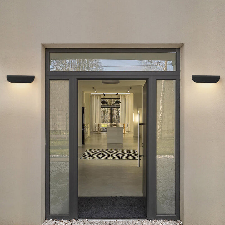 Lámpara de Aplique de Pared LED de Tira Larga de Aluminio Simple Impermeable para Exteriores 