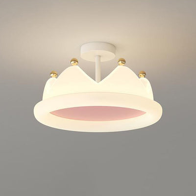 ضوء السقف المثبت شبه المتدلي LED PE الحديدي للأطفال الإبداعيين المعاصرين لغرفة النوم 