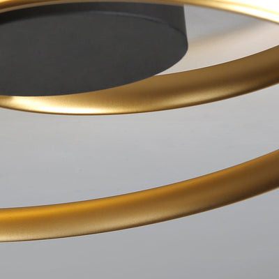 Moderna lámpara de techo empotrada LED redonda minimalista de silicona y aluminio para sala de estar 