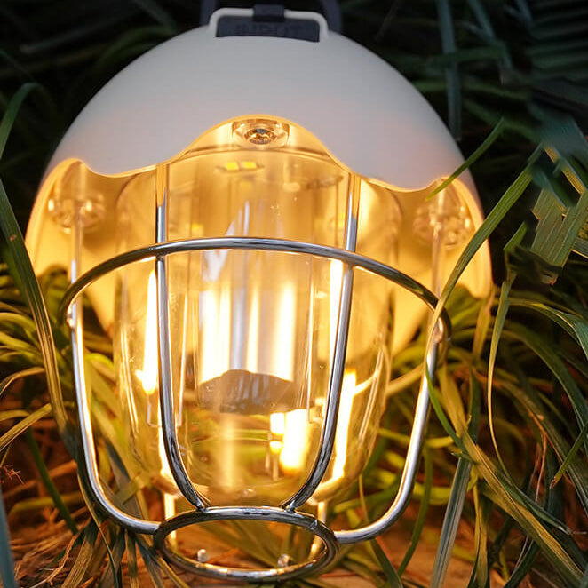 Contemporary Creative Waterproof Pinecone Iron ABS LED Outdoor Camping Light For Garden