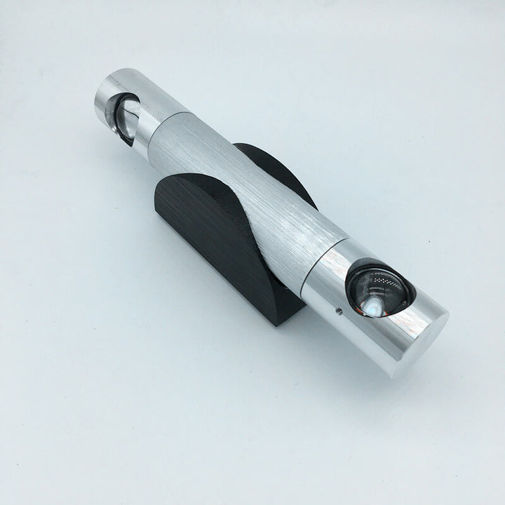 Lampe applique murale LED en aluminium rotative cylindrique moderne et créative 