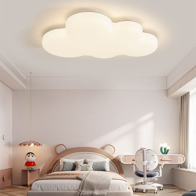 Moderne weiße wolkige Eisen Acryl LED Deckenleuchte zur Deckenmontage 