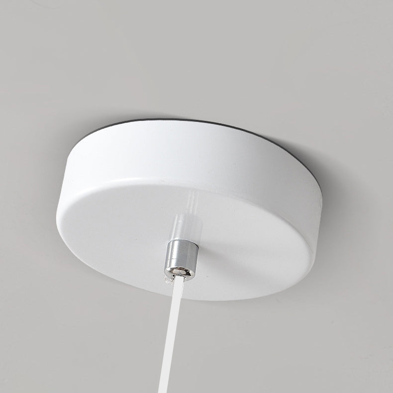 Suspension 1 Lumière pour Chevet en Résine de Fer et Verre avec Poupée Lune Contemporaine pour Enfants Nordiques 