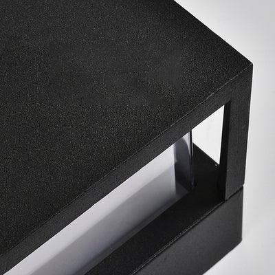 Lumière extérieure imperméable industrielle de paysage de pelouse du cylindre en aluminium LED 