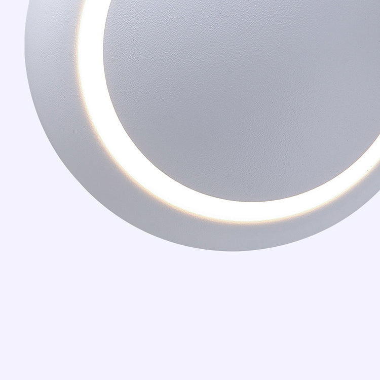 Moderne unbedeutende runde drehbare Aluminium-PC-LED-Wandleuchterlampe für Schlafzimmer