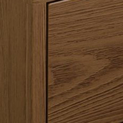 Table de nuit carrée en bois de caoutchouc moderne avec 1/2 tiroir pour chevet 