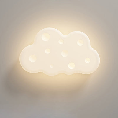 Zeitgenössische nordische Eisen-Acrylwolke LED-Unterputz-Deckenleuchte für Schlafzimmer 