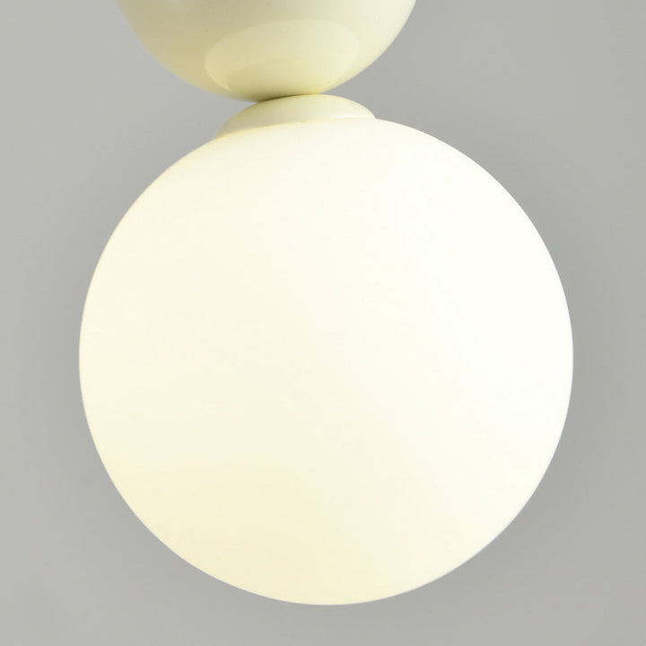 Zeitgenössische kreative Kugel Hardware Glas 1-Licht Pendelleuchte für Schlafzimmer 