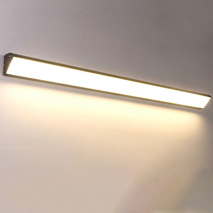 Modern Minimalist Outdoor Long Bar Aluminum Acrylic Waterproof LED Wall Sconce Lamp For Outdoor