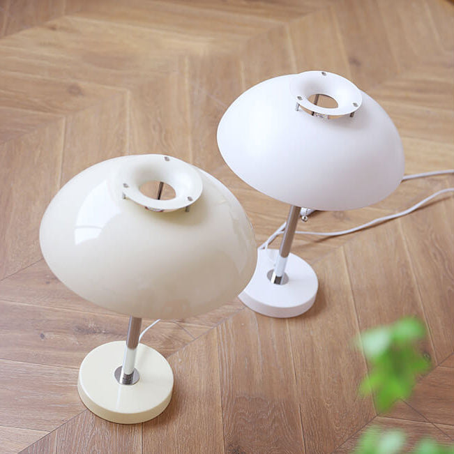 Contemporary Nordic Iron Round Dome 1-Light Table Lamp For Living Room &amp; Bedroom