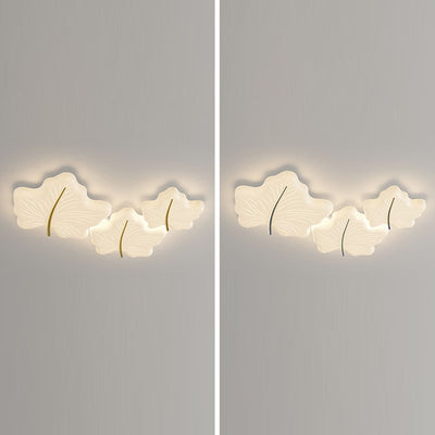 Moderne unbedeutende multi Blatt Eisen Acryl LED Unterputz Deckenleuchte für Schlafzimmer 