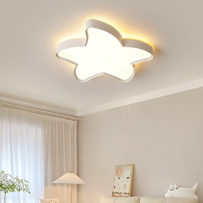 Luz de techo LED de montaje empotrado con pantalla de estrella de hierro acrílico de simplicidad moderna para sala de estar 
