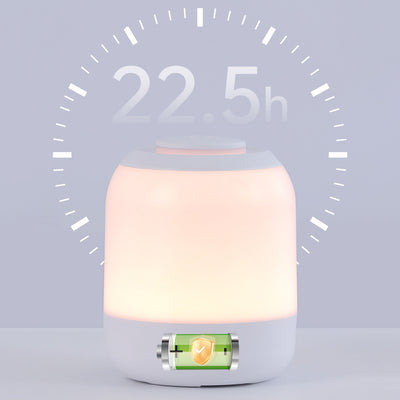 Lámpara de mesa LED USB ABS con sensor táctil nocturno creativo contemporáneo para dormitorio 