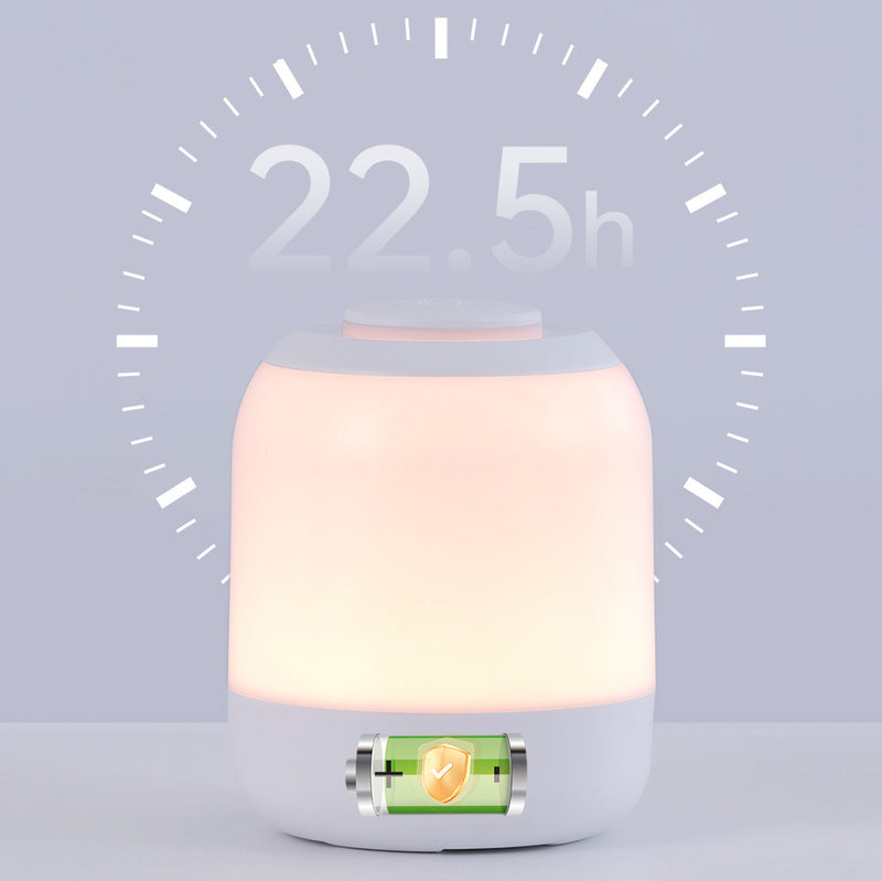 Lámpara de mesa LED USB ABS con sensor táctil nocturno creativo contemporáneo para dormitorio 
