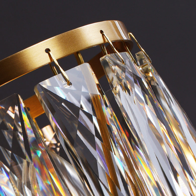 Contemporary Luxury Branch Crystal Copper 6/8/10/15 Light Chandelier For Living Room