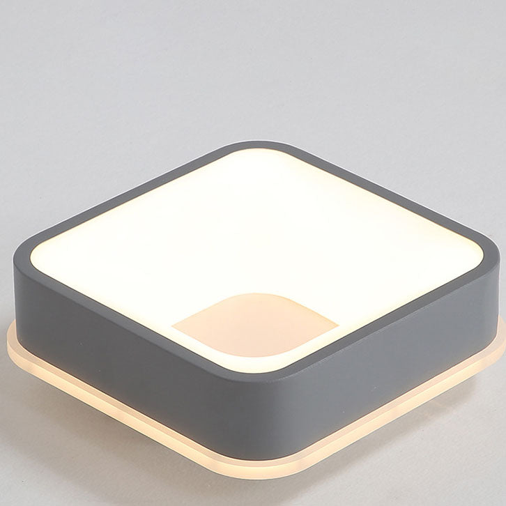Zeitgenössische Einfachheit Eisen Acryl geometrische Pentagramm LED Unterputz Deckenleuchte für Schlafzimmer 