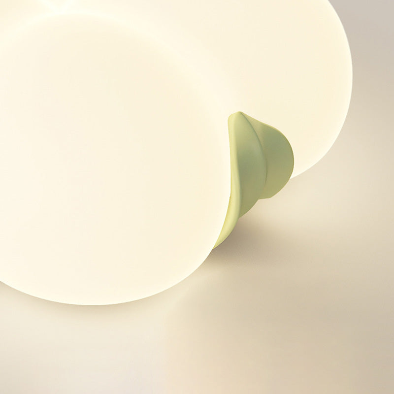 Lustre Plafonnier LED en Fer PE à Fleur Bulle Art Déco Moderne pour Chambre 