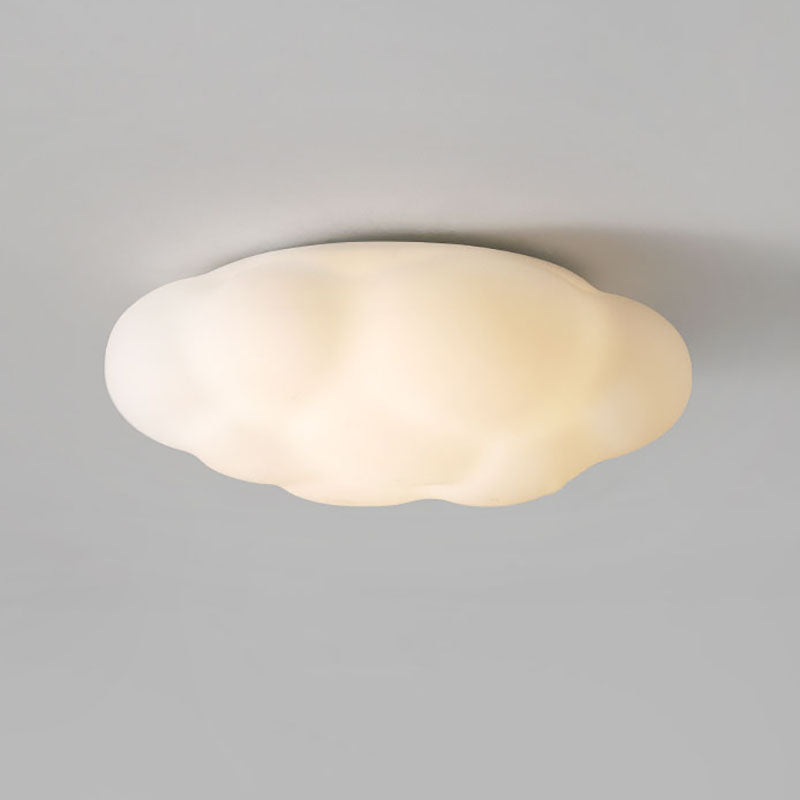 Moderne Einfachheit Cloud PET Schatten Hardware LED Unterputz Deckenleuchte für Schlafzimmer 