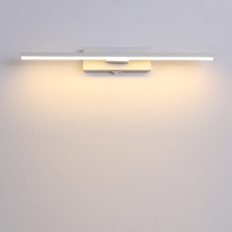 Moderne Einfachheit Streifen Rechteck Aluminium Eisen Silikon LED Wand Leuchte Lampe Für Schlafzimmer 