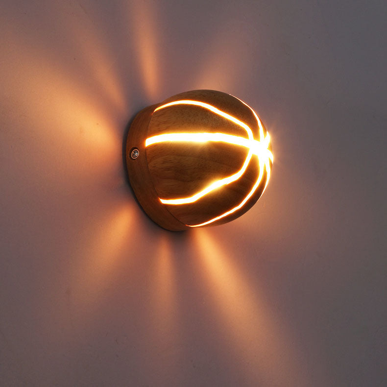 Moderne minimalistische geometrische Quader geknackt Holzmaserung LED Wandleuchte Lampe für Wohnzimmer 