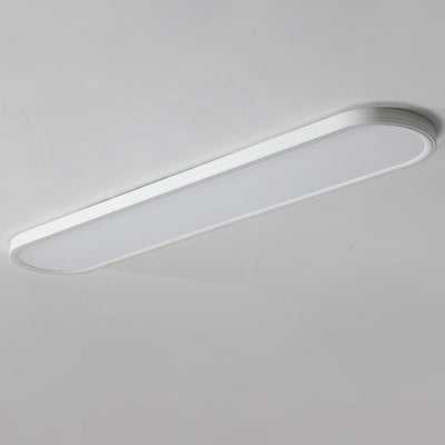 Modern Simplicity Aluminum Acrylic Strip LED Flush Mount Ceiling Light For Hallway