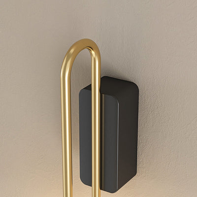Applique Murale à LED en Aluminium Cercle Anneau Bande de Silicone Simplicité Moderne pour Salon 