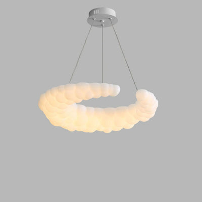 Lámpara colgante LED de hierro minimalista moderna para dormitorio 
