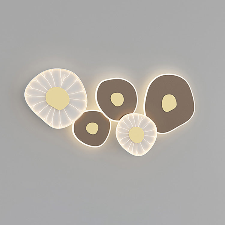 Moderne Luxus Lotus Blatt Design Eisen Acryl LED Wand Leuchte Lampe Für Wohnzimmer 