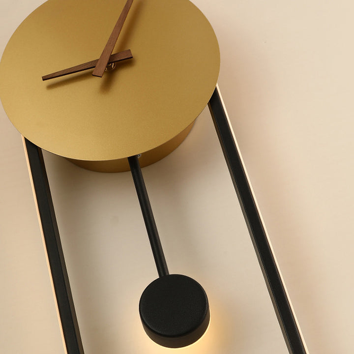 Applique murale LED en fer acrylique de forme ovale ronde scandinave contemporaine pour chambre 