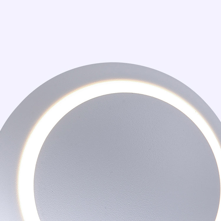 Moderne unbedeutende runde drehbare Aluminium-PC-LED-Wandleuchterlampe für Schlafzimmer