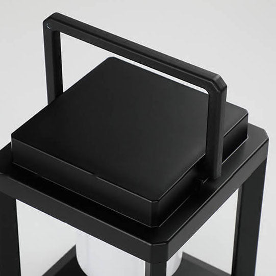 Modern Minimalist Solar Camping Square Portable Cage LED Camping Landscape Light For Outdoor