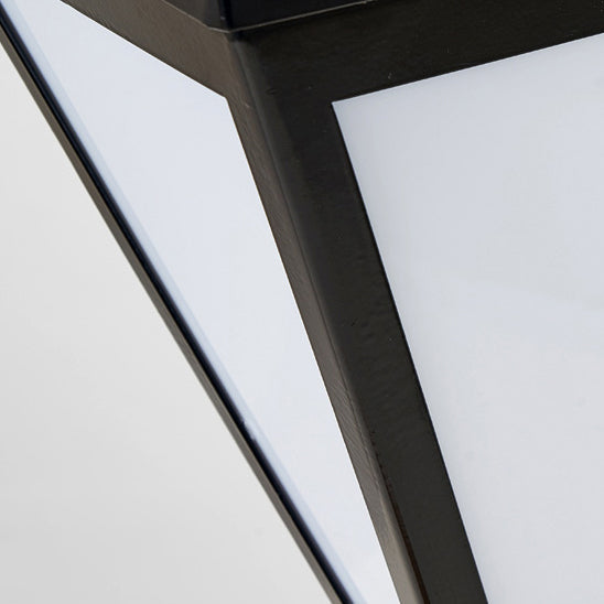 Lumière de paysage LED à piquet de sol en fer acrylique solaire étanche minimaliste moderne pour jardin 