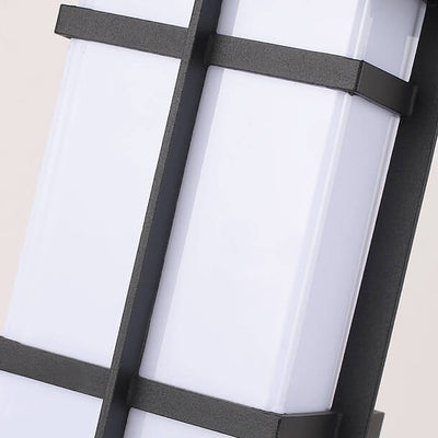 Lámpara de Aplique de Pared para Paisaje de Patio al Aire Libre LED Impermeable Solar Industrial 