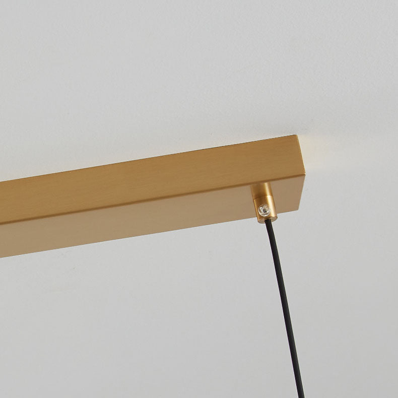 Contemporary Scandinavian Floral All Brass Glass 1/3 Light Island Light Chandelier For Dining Room